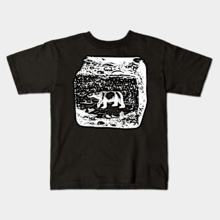 Polar Bear in an Ice Cube Kids T-Shirt